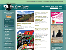 Tablet Screenshot of dominionpaper.ca